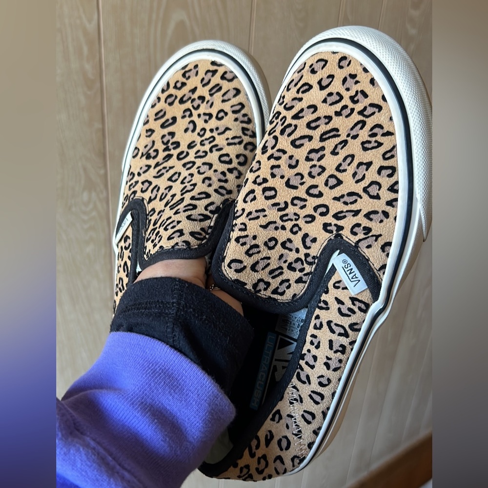 Cheetah print vans